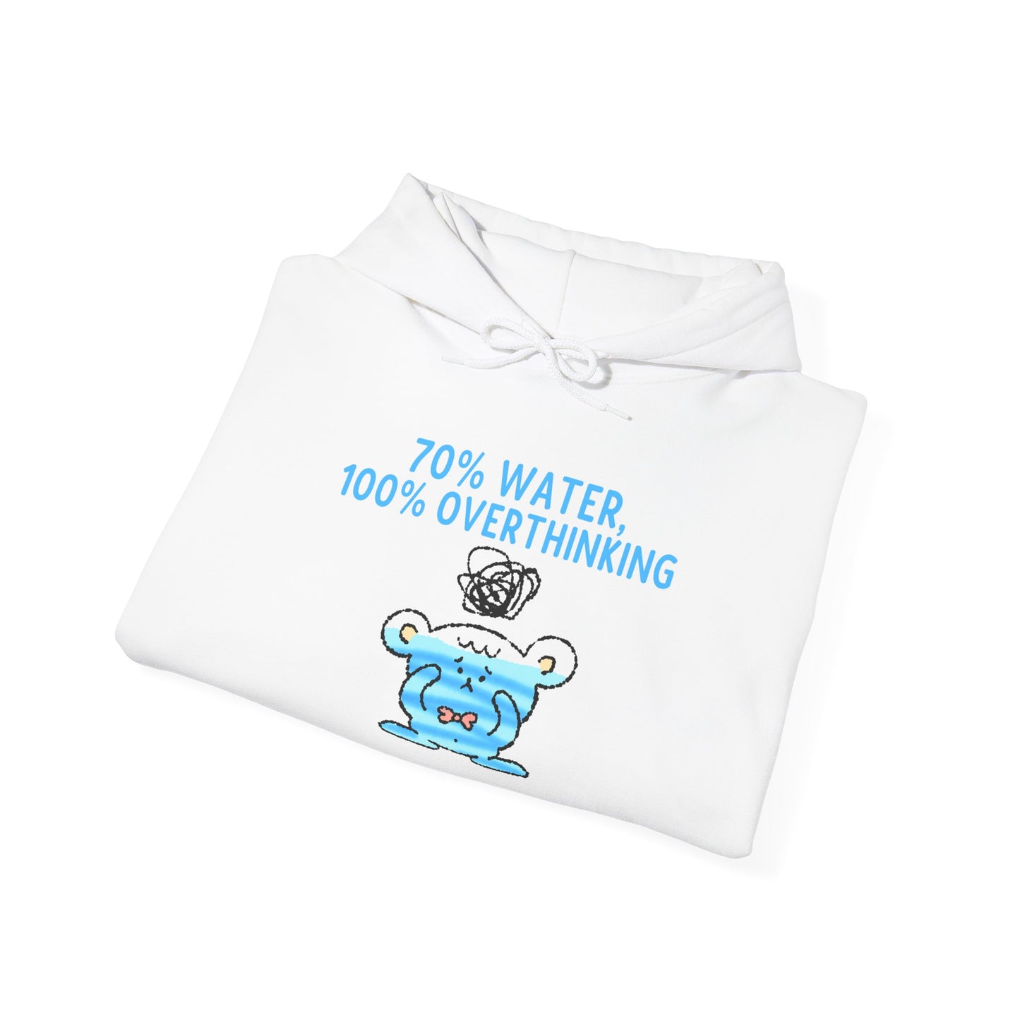 Whimsical Overthinking Hoodie | Unisex Heavy Blend Sweatshirt | Funny Gift for Anxiety, Cozy Wear for Students, Birthday Present