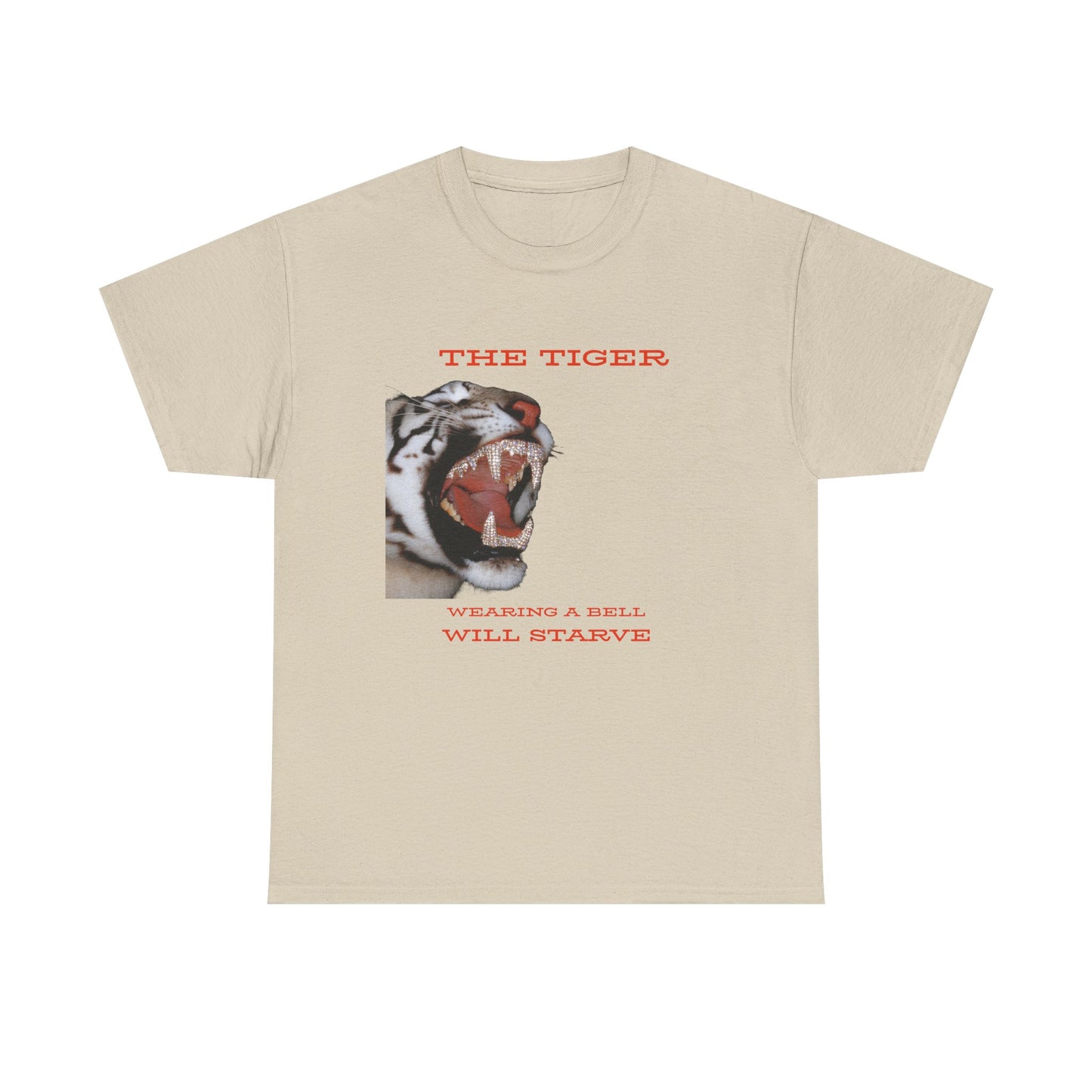 Bold Tiger Graphic Tee for Animal Lovers, Unique Gift for Birthdays, Casual Style, Statement Shirt, Festival Apparel