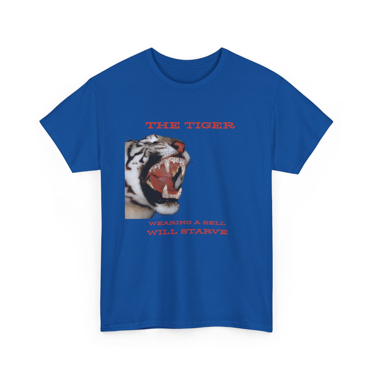 Bold Tiger Graphic Tee for Animal Lovers, Unique Gift for Birthdays, Casual Style, Statement Shirt, Festival Apparel
