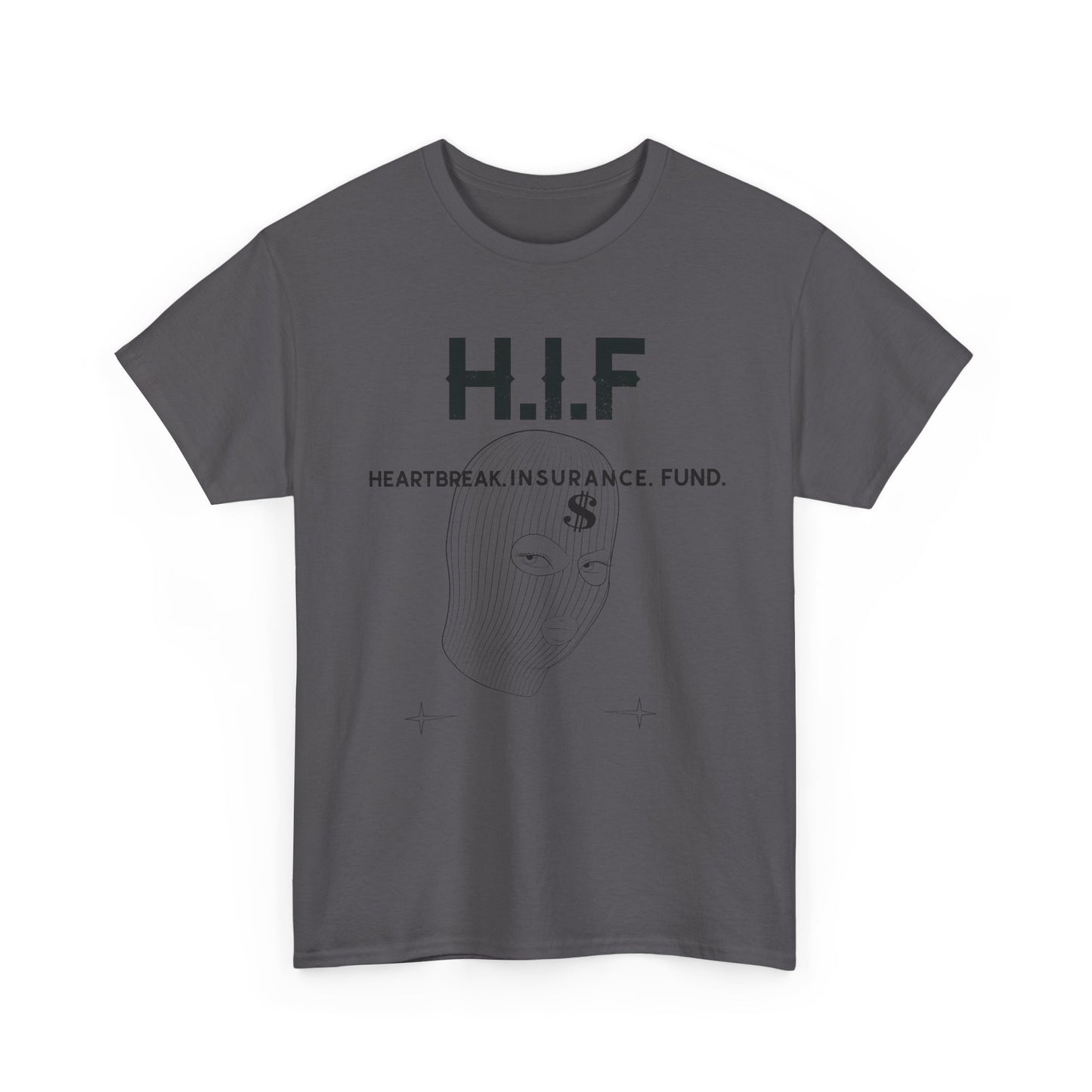 Heartbreak Insurance Fund Tee, Unisex Cotton T-Shirt, Casual Wear, Gift for Friends, Statement Tee, Unique Graphic Shirt