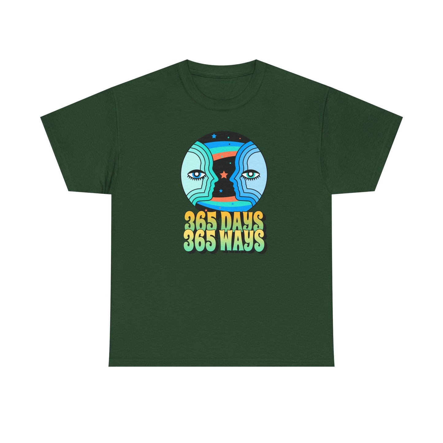 Retro Graphic Tee, Inspirational Quote Shirt, Unisex Cotton Tshirt, 365 Days 365 Ways, Gift for Him Her, Vintage Graphic Tee, Motivational