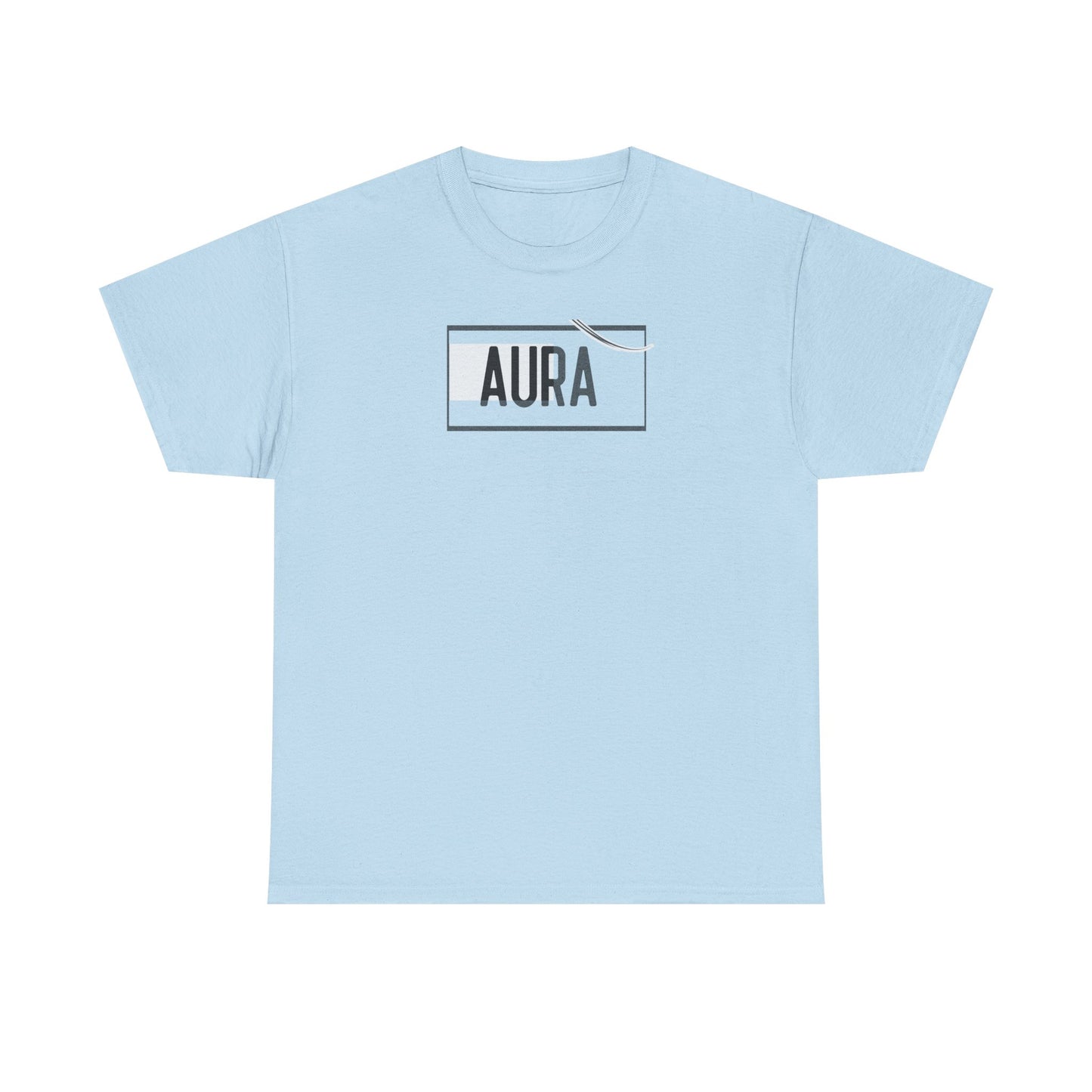 Aura Graphic Unisex Heavy Cotton Tee, Vintage Bird Art Shirt, Casual Summer Wear, Gift for Nature Lovers, Unique Graphic Tee