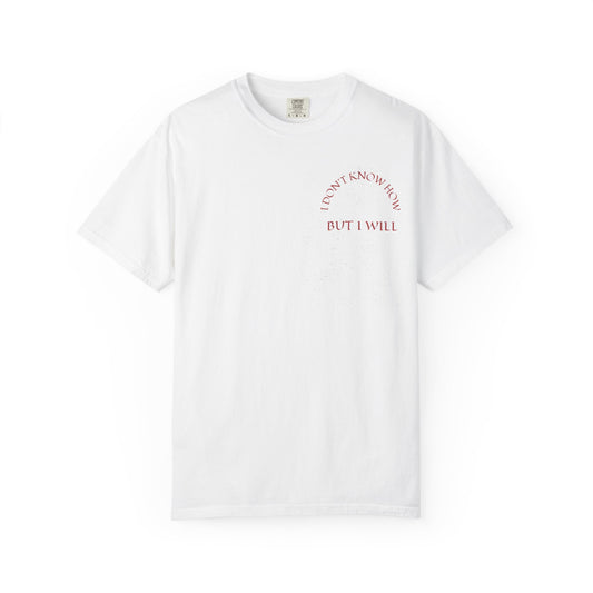 Praying Hands Floral T-Shirt, Unisex Casual Tee, Summer Fashion, Gift for Friends, Spiritual Wear, Everyday Comfort