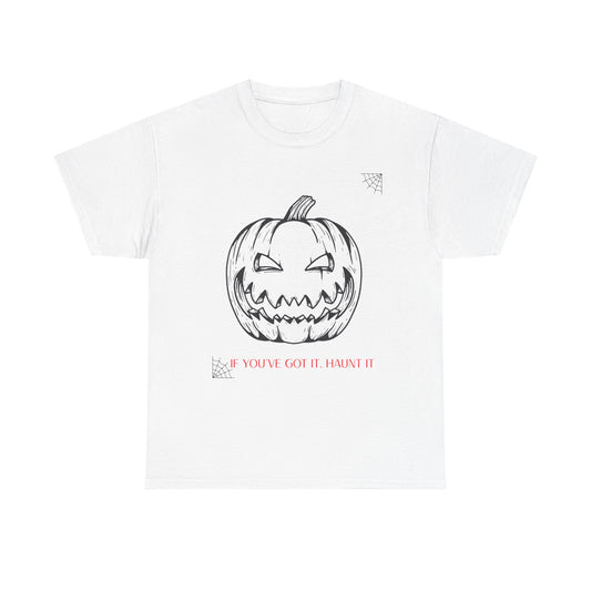 Halloween Pumpkin Unisex Tee, Fall Jack-o-Lantern Shirt, Spooky October Graphic T-shirt, Autumn Holiday Costume Top, Creepy Harvest Apparel,