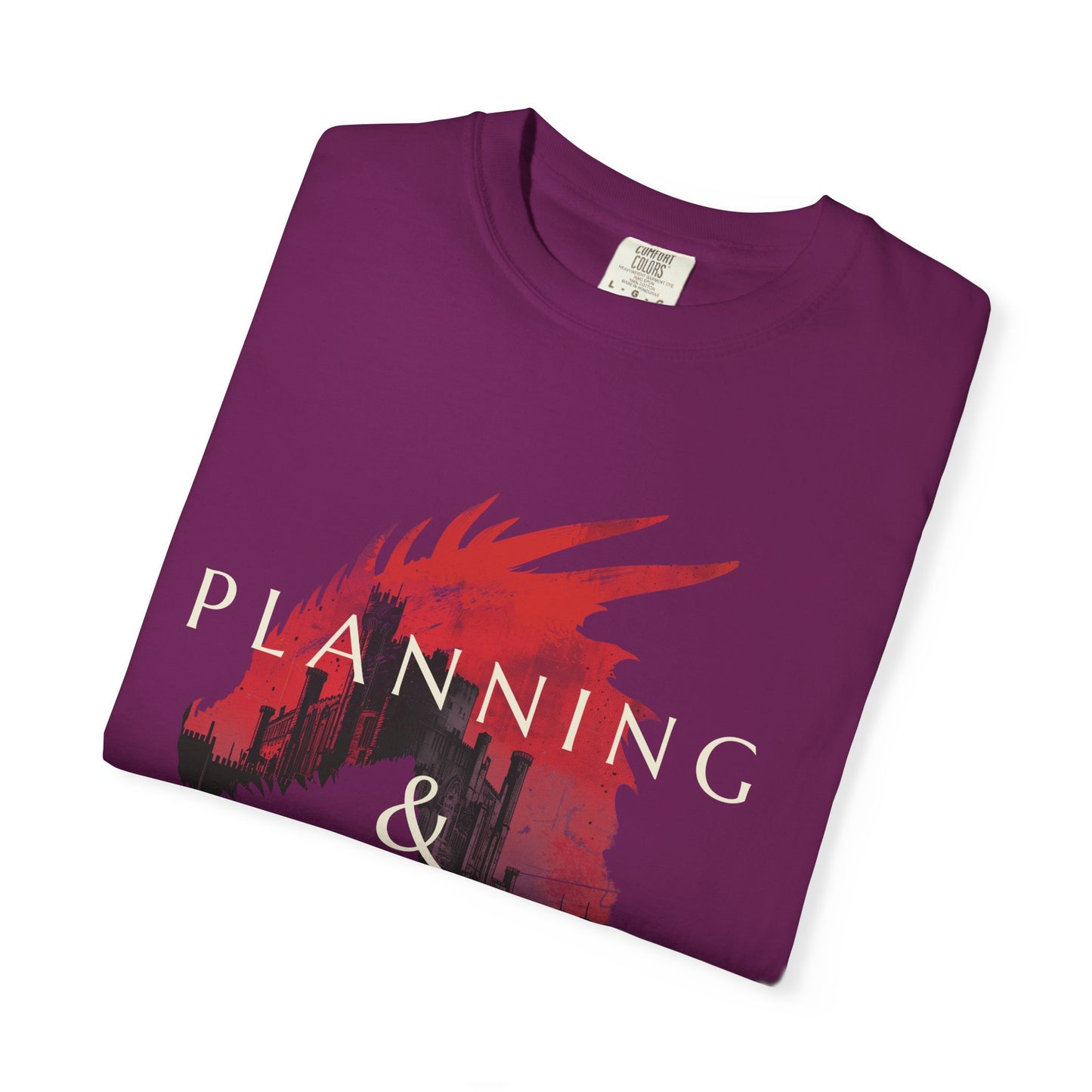 Planning & Plotting Dragon Motivational  Unisex Graphic Tshirt, Ideal Gift for Fantasy Fans, Casual Wear, Book Lovers