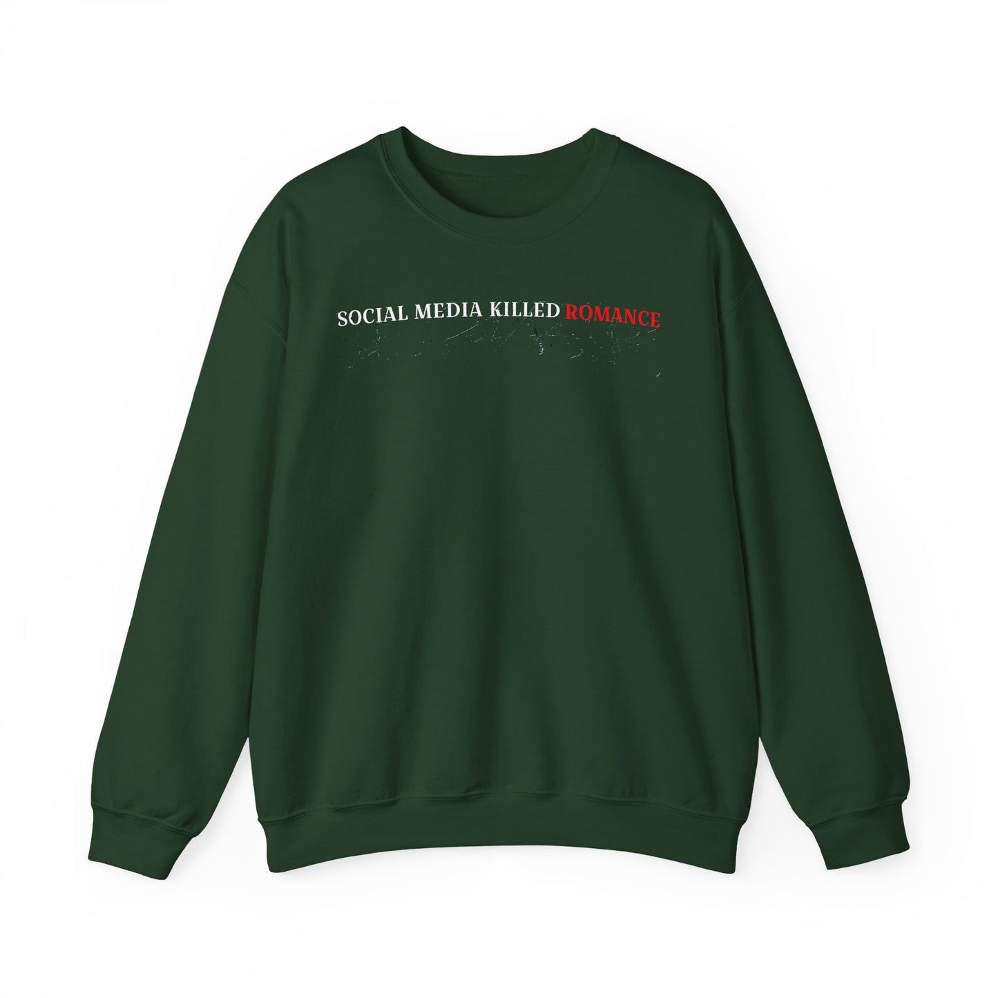 Romantic Heart Sweatshirt - Unisex Cozy Crewneck for Valentine's Day, Gift for Couples, Love, Casual Chic Style, Seasonal Comfort