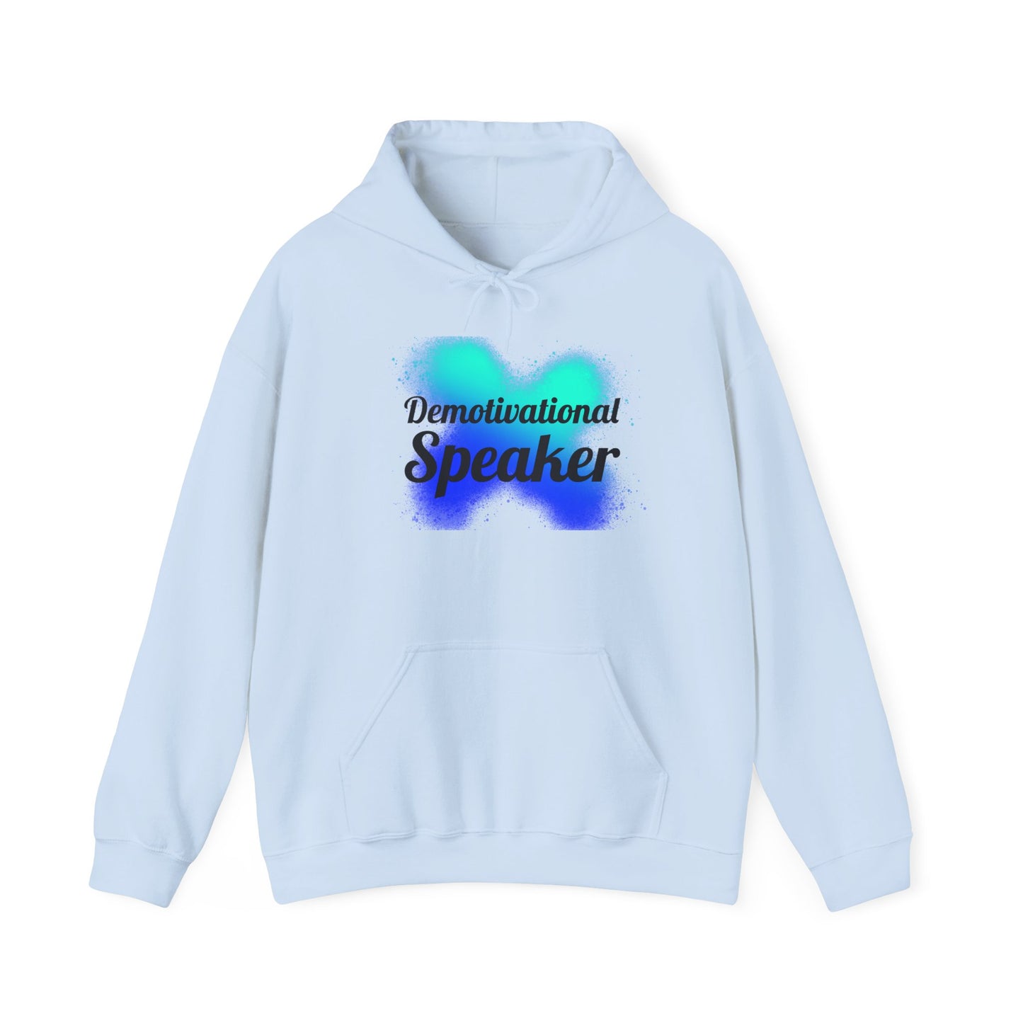 Demotivational Speaker Hoodie | Funny Gift, Unisex Sweatshirt, Casual Wear, Humor Apparel, Motivational Joke Clothing