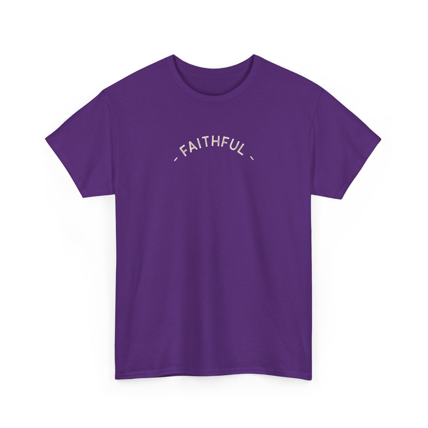 Faithful Unisex Tee, Inspirational Religious Quote, Bible Verse Men's Women's Shirt, Motivational Christian Apparel, Religious Graphic Tee,