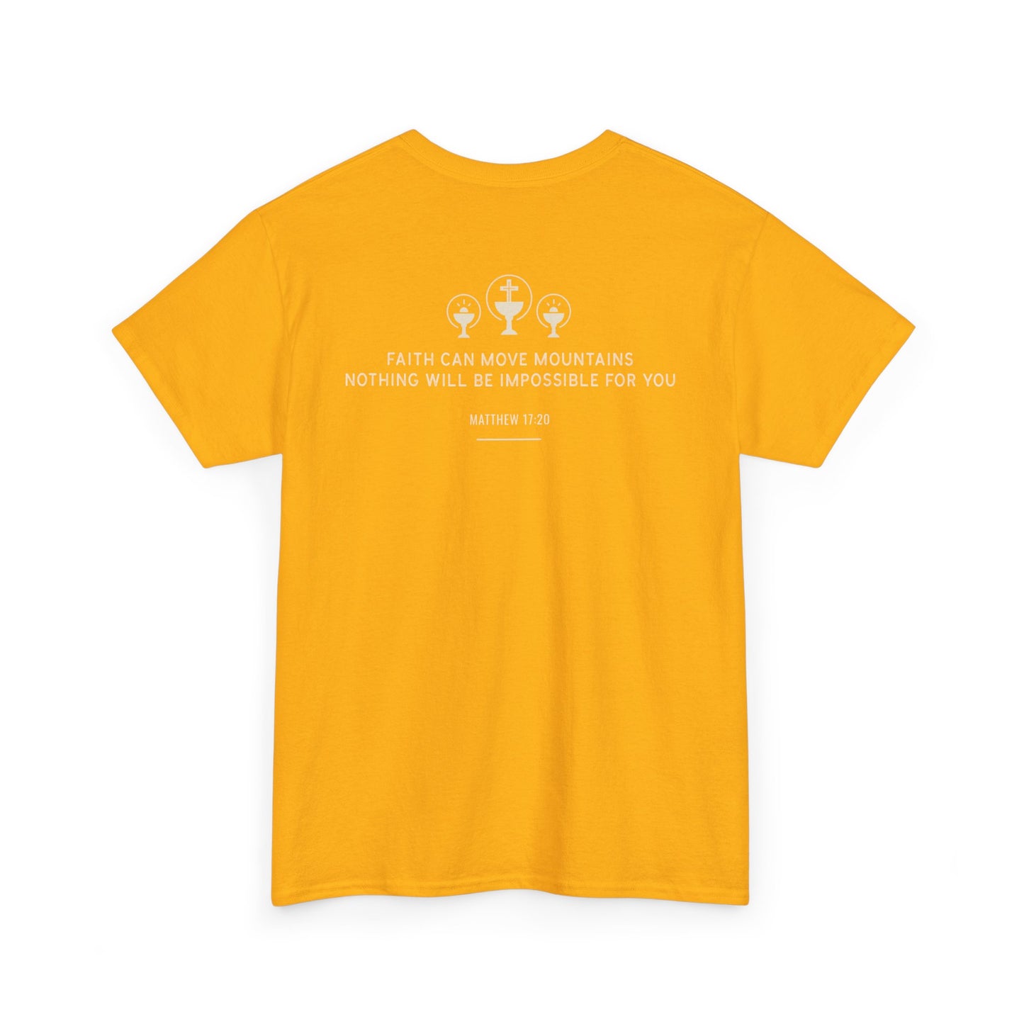 Faithful Unisex Tee, Inspirational Religious Quote, Bible Verse Men's Women's Shirt, Motivational Christian Apparel, Religious Graphic Tee,