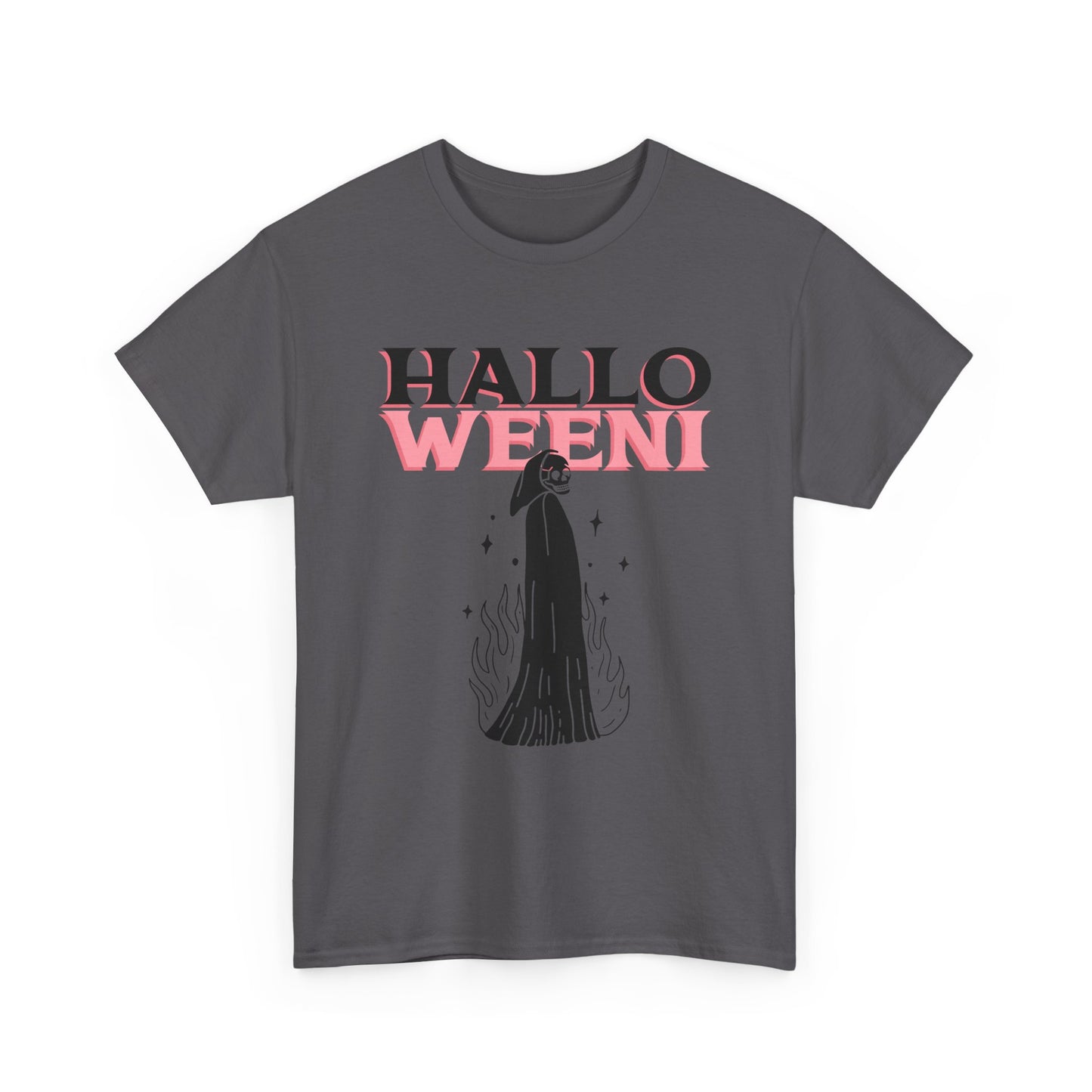 Unisex Halloween Graphic Tee, HALLOWEENI Tee, Spooky Season Shirt, Fall Fashion, Party Outfit, Halloween Costume Idea