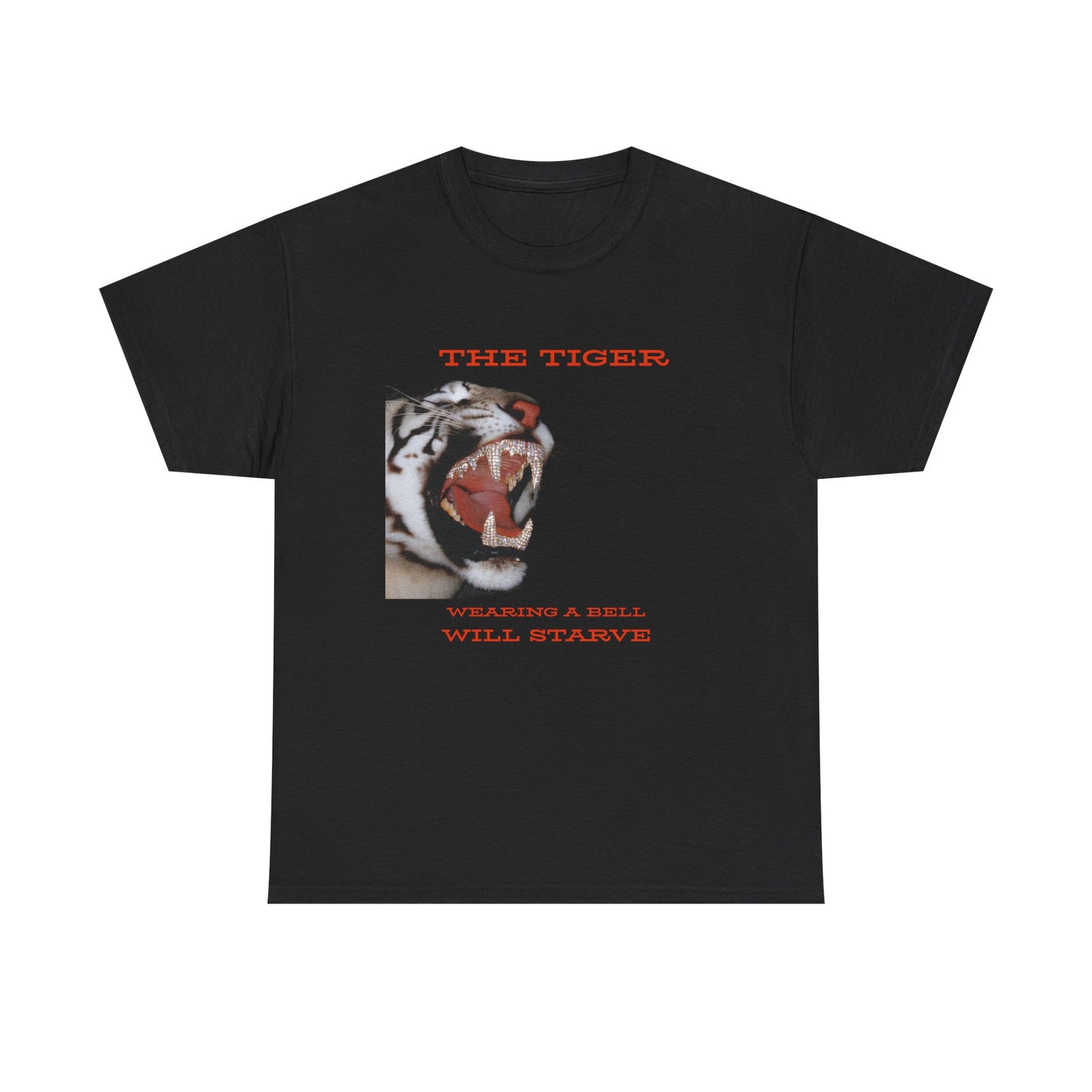 Bold Tiger Graphic Tee for Animal Lovers, Unique Gift for Birthdays, Casual Style, Statement Shirt, Festival Apparel