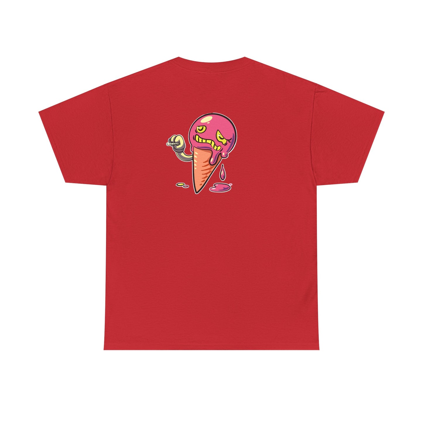 The Driplomat Ice Cream Tee, Fun Unisex Heavy Cotton T-Shirt, Cute Dessert Top, Quirky Apparel, Gift for Ice Cream Lovers