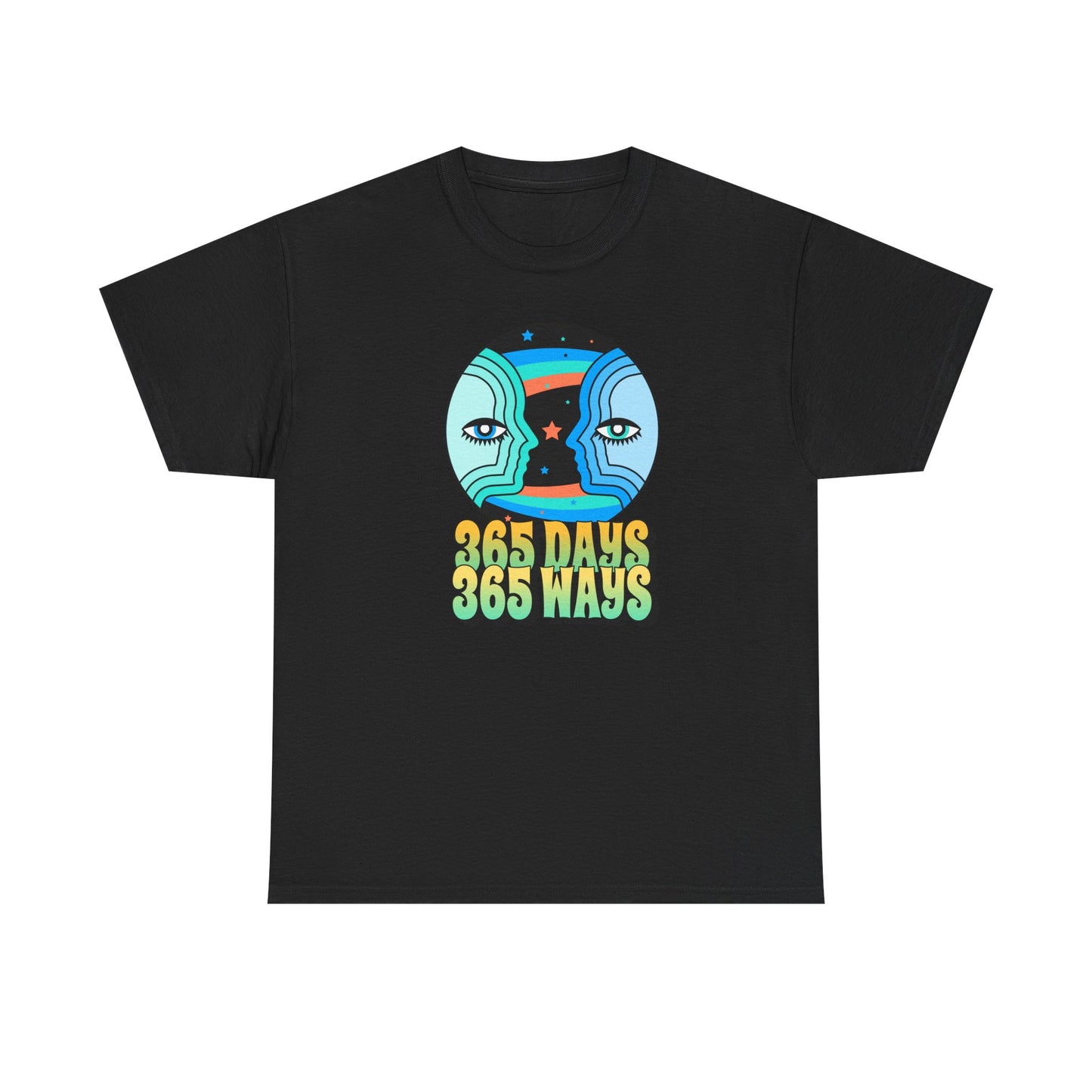 Retro Graphic Tee, Inspirational Quote Shirt, Unisex Cotton Tshirt, 365 Days 365 Ways, Gift for Him Her, Vintage Graphic Tee, Motivational