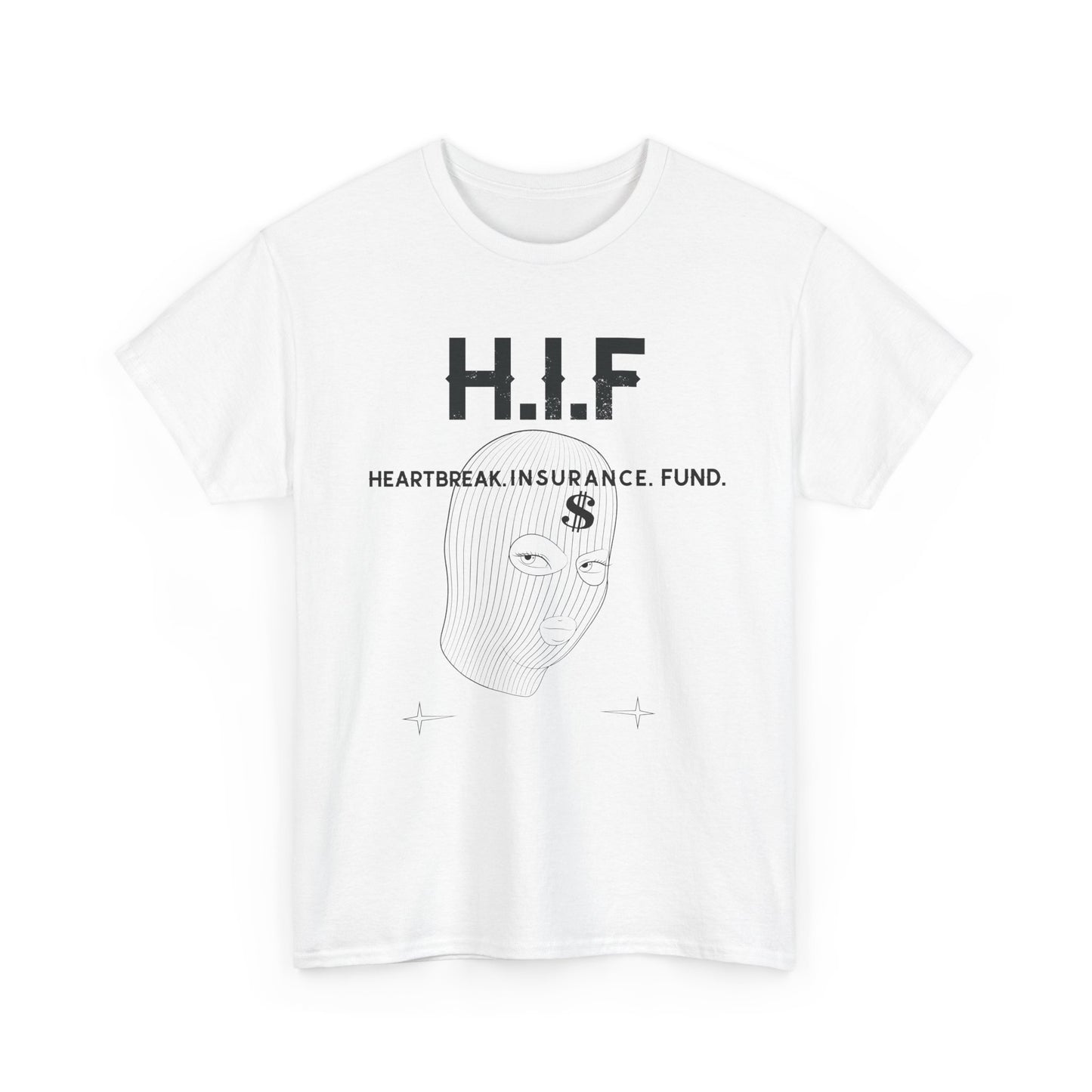 Heartbreak Insurance Fund Tee, Unisex Cotton T-Shirt, Casual Wear, Gift for Friends, Statement Tee, Unique Graphic Shirt